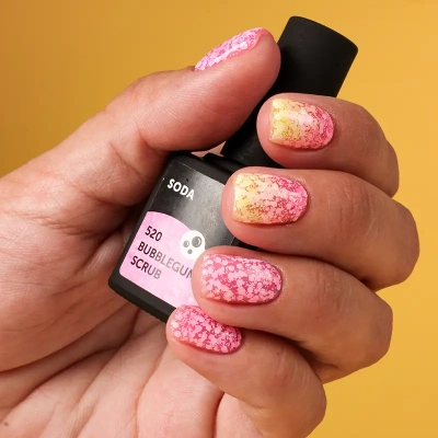 Milk Гель-лак Soda 520 Bubblegum Scrub 9 мл. Milk Гель-лак Soda 520 Bubblegum Scrub 9 мл.