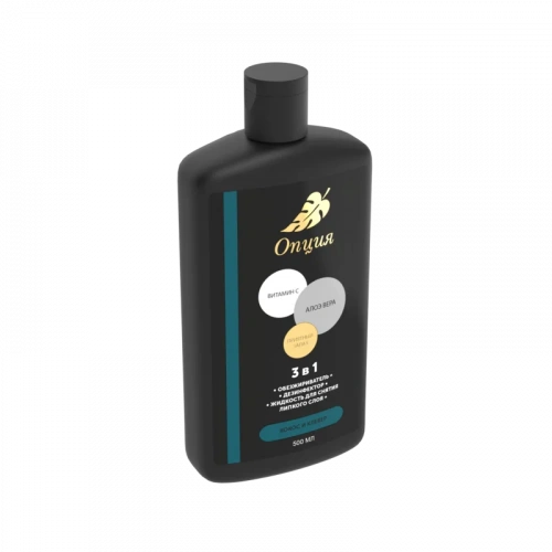 Опция Обезжириватель-дезинфектор жидкость для снятия липкого слоя 3 в 1 Кокос и клевер 500 мл.