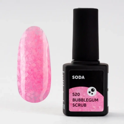 Milk Гель-лак Soda 520 Bubblegum Scrub 9 мл. Milk Гель-лак Soda 520 Bubblegum Scrub 9 мл.