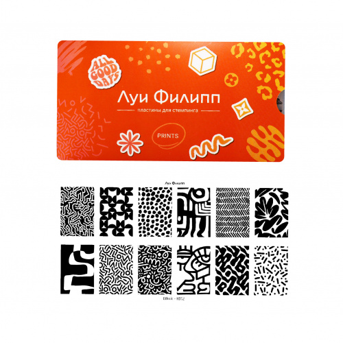 Луи Филипп Пластина для стемпинга Ethnic K012