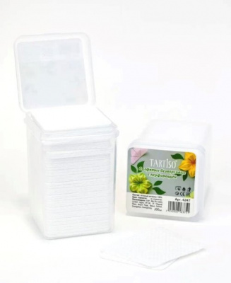 TARTISO Салфетки безворсовые 200 шт. (Лигнина) c перфорацией в контейнере 4247 TARTISO Салфетки безворсовые 200 шт. (Лигнина) c перфорацией в контейнере 4247