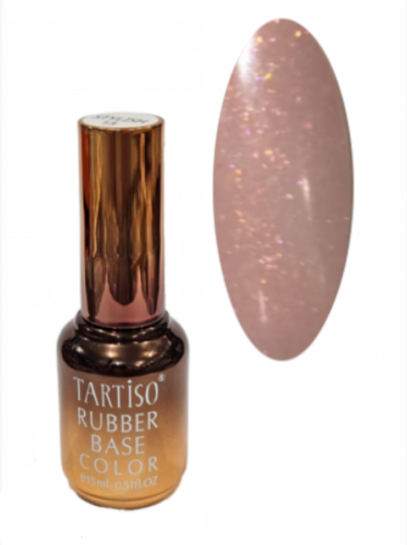 TARTISO Каучуковая база RUBBER BASE MICA нюдовая со слюдой №03 15 мл.