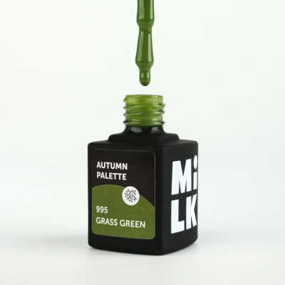 Milk Гель-лак Autumn Palette 995 Grass Green 9 мл. Milk Гель-лак Autumn Palette 995 Grass Green 9 мл.