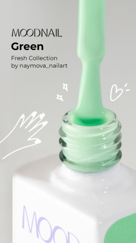 MoodNail Гель-лак Fresh Green 10 г.