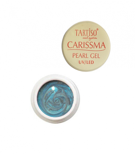 TARTISO UV Гель CARISSMA PEARL GEL №05 кофейный с бирюзой 15 г.