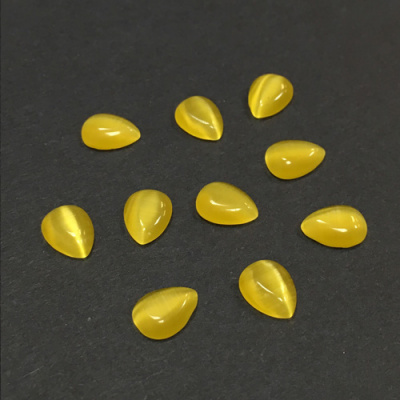 Камни кошачий глаз Y1CL307 (желтый)