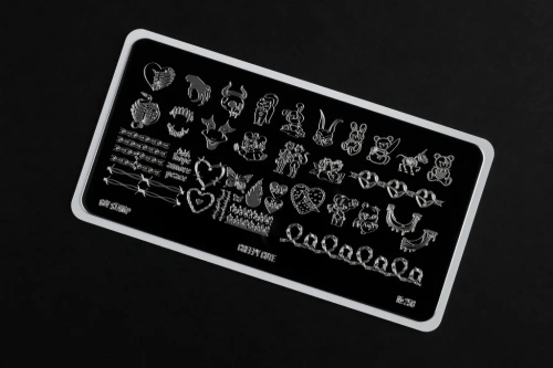 Go Stamp Пластина для стемпинга 258 Creepy Cute