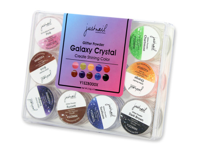 Набор акриловых пудр Justnail Galaxy Crystal (Y1EZ8000X) 10 шт./2,5 гр. набор Набор акриловых пудр Justnail Galaxy Crystal (Y1EZ8000X) 10 шт./2,5 гр. набор