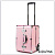 Чемодан для мастера на 2-х колесах 400х266х280мм Розовый 4028-PINK