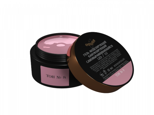 Опция Камуфлирующий самовыравнивающийся гель темно-розовый (холодный) Тон 8 15 мл. 37933