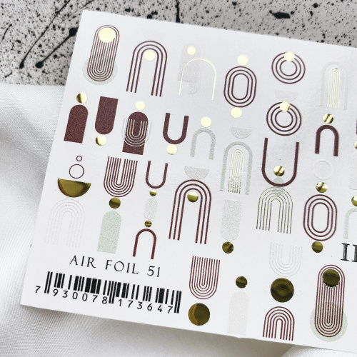 IBDI NAILS Слайдер дизайн AIR FOIL 051