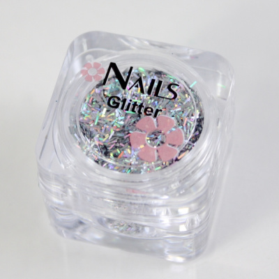 Глиттер Nails квадр.банка Y1BV069