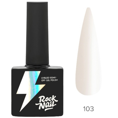 RockNail Гель-лак Basic 103 Simple White 10 мл.