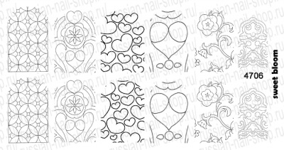 Слайдер-трафарет Sweet Bloom 4706