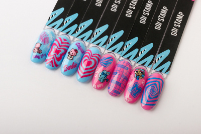 Go Stamp Пластина для стемпинга 084 Oops