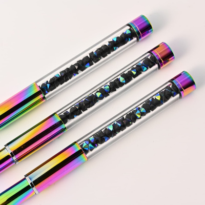 Кисть радужная плоская для росписи Кисть радужная плоская для росписи