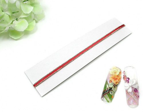 Тесьма, кружево, сетка, ткань - Red (Y1BJ016)