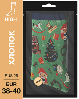 MILV Носки Хлопок 107 High N-11 RUS 25/EUR 38-40