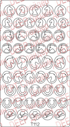 Трафарет Deep-дизайн T112