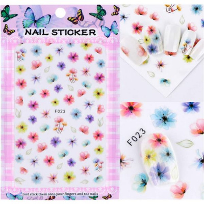 Наклейки Nail Sticker F023 NM-000 Наклейки Nail Sticker F023 NM-000