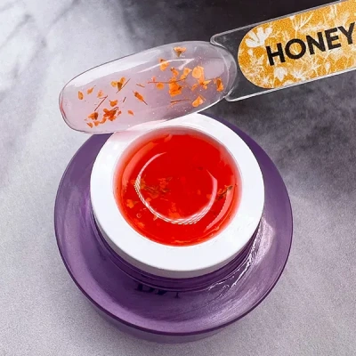 Patrisa Nail Гель для дизайна с цветами FLOWER GEL Honey 5 г.