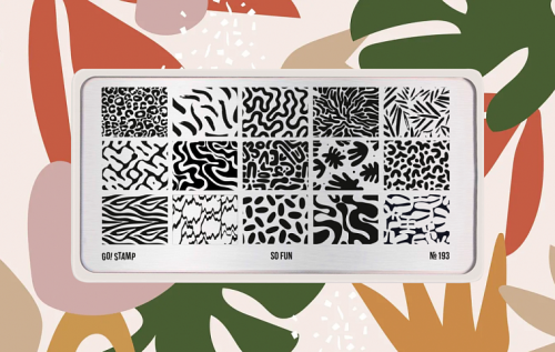 Go Stamp Пластина для стемпинга 193 So Fun