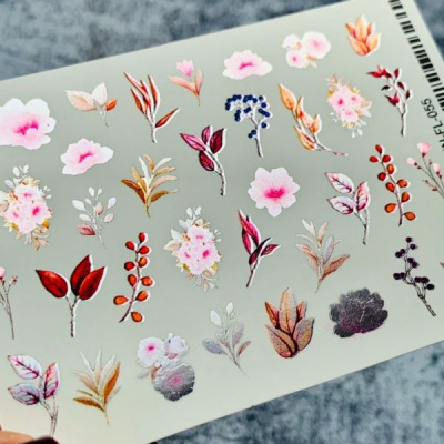 2D Фольгированный слайдер-дизайн MilliArt Nails MN-FL-055