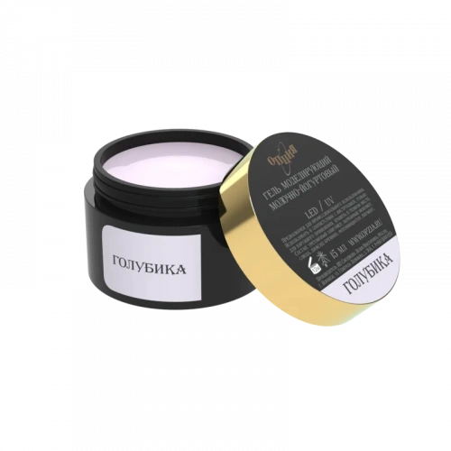 Опция Гель моделирующий самовыравнивающийся молочно-йогуртовый Голубика 15 мл.
