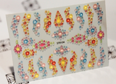 MALGRAT Nails 3D Слайдер-дизайн ОБЪЕМНЫЕ 3D СЛАЙДЕРЫ STR104