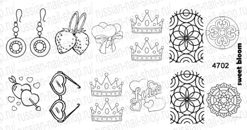Слайдер-трафарет Sweet Bloom 4702