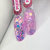 Patrisa Nail Гель для дизайна с глиттером KOREAN GEL Pink 5 гр. AE104