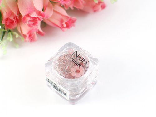 Глиттер Nails квадр.банка Y1BV033