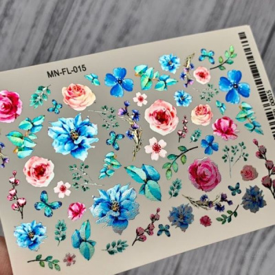 2D Фольгированный слайдер-дизайн MilliArt Nails MN-FL-015