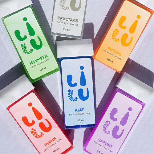 LILU Полимерный воск в картридже 100 мл. Изумруд 01-4110 (04)