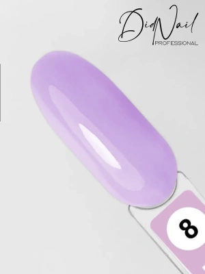 DidNail Professional Цветная каучуковая база для ногтей Lily Base 08 10 мл.