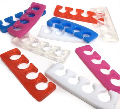 Разделители для педикюра многоразовые силиконовые RG-12