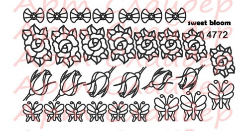 Слайдер-трафарет Sweet Bloom 4772