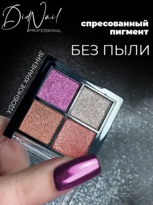 DidNail Professional Жемчужная втирка для ногтей 4 цвета №03 FS03 DidNail Professional Жемчужная втирка для ногтей 4 цвета №03 FS03