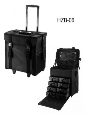 Чемодан для мастера на 2-х колесах ткань 42х30х43см HZB-06 Чемодан для мастера на 2-х колесах ткань 42х30х43см HZB-06