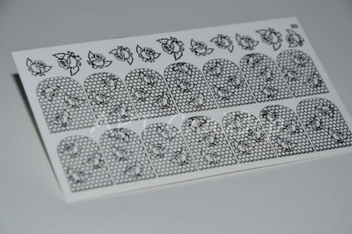 Слайдер дизайн фольгированный 89 черный