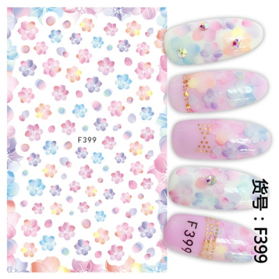 Наклейки Nail Sticker F399 NM-000 Наклейки Nail Sticker F399 NM-000