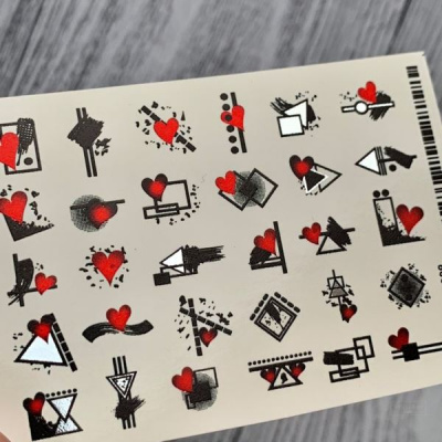 2D Фольгированный слайдер-дизайн MilliArt Nails MN-FL-008