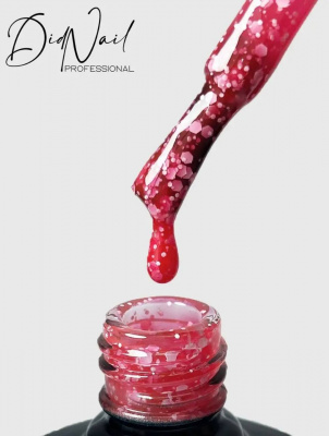 DidNail Professional Гель-лак с хлопьями Snow Queen 13 10 мл. DidNail Professional Гель-лак с хлопьями Snow Queen 13 10 мл.