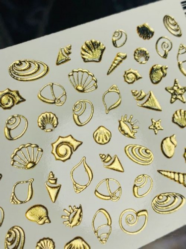 3D Хрустальный слайдер-дизайн 3D158 Gold Crystal