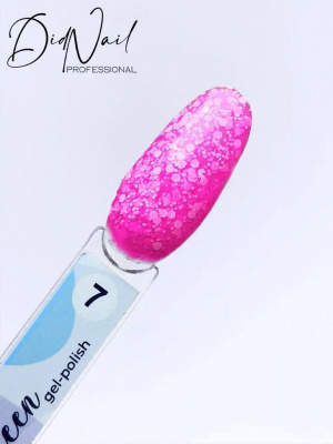 DidNail Professional Гель-лак с хлопьями Snow Queen 7 10 мл. DidNail Professional Гель-лак с хлопьями Snow Queen 7 10 мл.