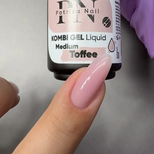 Patrisa Nail Комби гель Kombi Gel Liquid Medium Toffee 12 мл.
