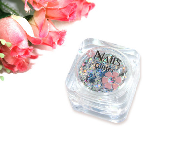 Глиттер Nails квадр.банка Y1BV072