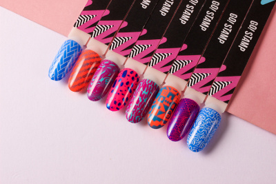 Go Stamp Пластина для стемпинга 011 Shapes