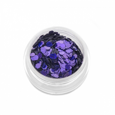 Шестигранники TNL Кошачий глаз 2 фиолетовые 10426