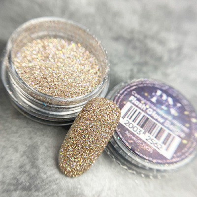 Patrisa Nail светоотражающий глиттер Flash Glow Beige 2 гр. NK35